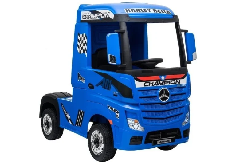 Mercedes Actros Električni Automobil Mp4, Plavi Auto Na Akumulator 7