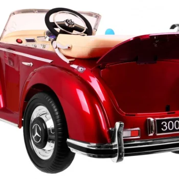 Mercedes Benz 300s Retro Na Akumulator, Crveni 2