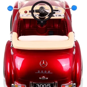 Mercedes Benz 300s Retro Na Akumulator, Crveni 6