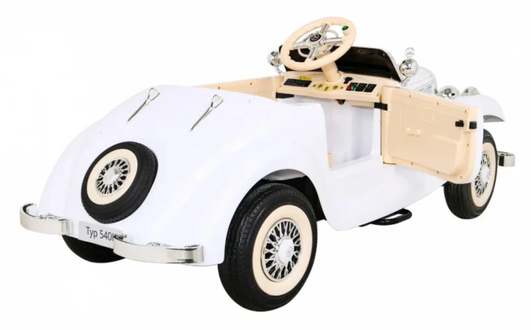 Mercedes Benz 540a Retro Auto Na Akumulator Bijeli 12