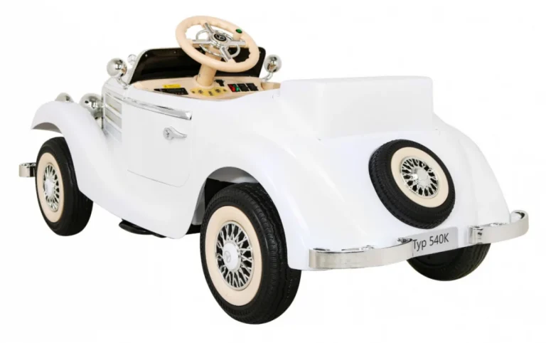 Mercedes Benz 540a Retro Auto Na Akumulator Bijeli 5
