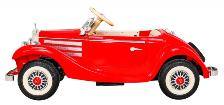 Mercedes Benz 540a Retro Auto Na Akumulator Crveni 4