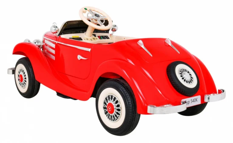 Mercedes Benz 540a Retro Auto Na Akumulator Crveni 5