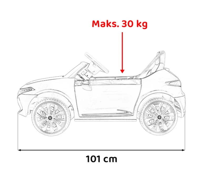 Mercedes Benz Amg Eqa Za Djecu Bijela + Daljinski Upravljač + Pojasevi S 5 Točaka + Eva + Mp3 3