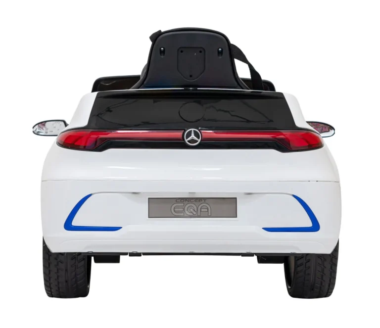 Mercedes Benz Amg Eqa Za Djecu Bijela + Daljinski Upravljač + Pojasevi S 5 Točaka + Eva + Mp3 8