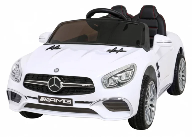 Mercedes Benz Amg Sl65 S Električni Dječji Bijeli + Daljinski Upravljač, Bijela 1