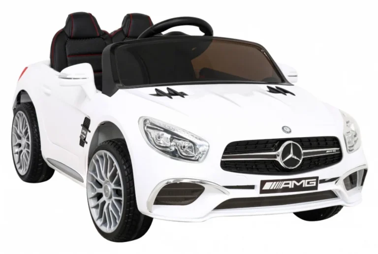 Mercedes Benz Amg Sl65 S Električni Dječji Bijeli + Daljinski Upravljač, Bijela 10