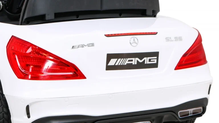 Mercedes Benz Amg Sl65 S Električni Dječji Bijeli + Daljinski Upravljač, Bijela 13
