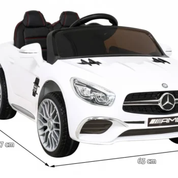 Mercedes Benz Amg Sl65 S Električni Dječji Bijeli + Daljinski Upravljač, Bijela 2