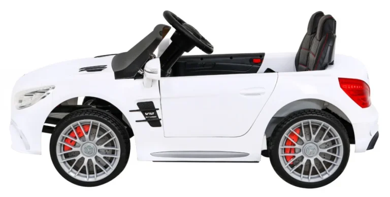Mercedes Benz Amg Sl65 S Električni Dječji Bijeli + Daljinski Upravljač, Bijela 4