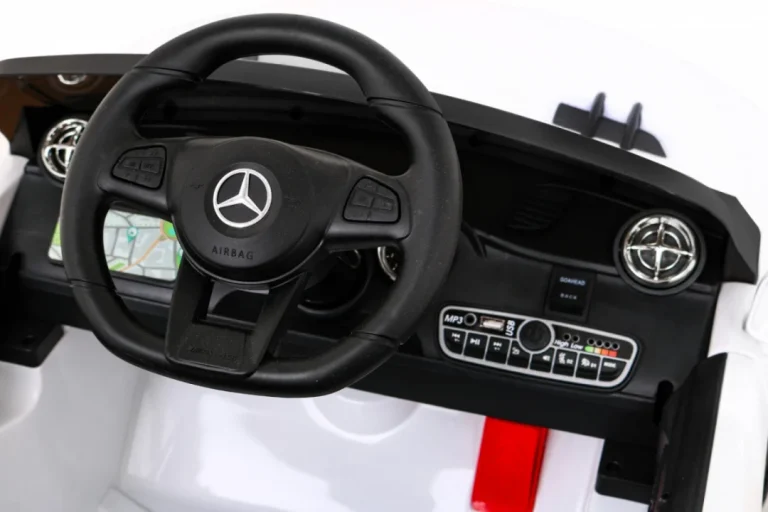 Mercedes Benz Amg Sl65 S Električni Dječji Bijeli + Daljinski Upravljač, Bijela 8