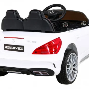 Mercedes Benz Amg Sl65 S Električni Dječji Bijeli + Daljinski Upravljač, Bijela 9