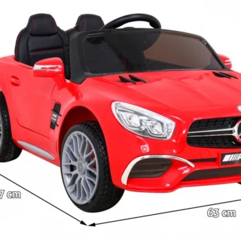 Mercedes Benz Amg Sl65 S Električni Dječji Crveni + Daljinski Upravljač + Audio Led + Eko, Crvena 2