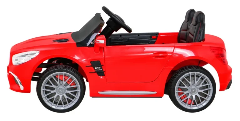 Mercedes Benz Amg Sl65 S Električni Dječji Crveni + Daljinski Upravljač + Audio Led + Eko, Crvena 4