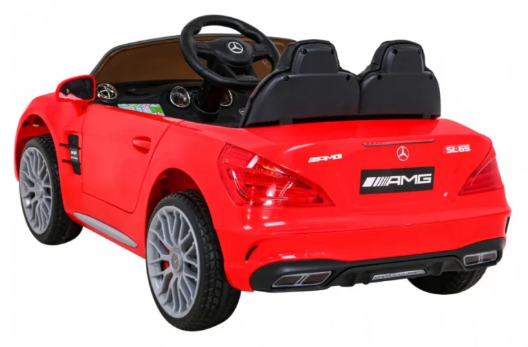 Mercedes Benz Amg Sl65 S Električni Dječji Crveni + Daljinski Upravljač + Audio Led + Eko, Crvena 5