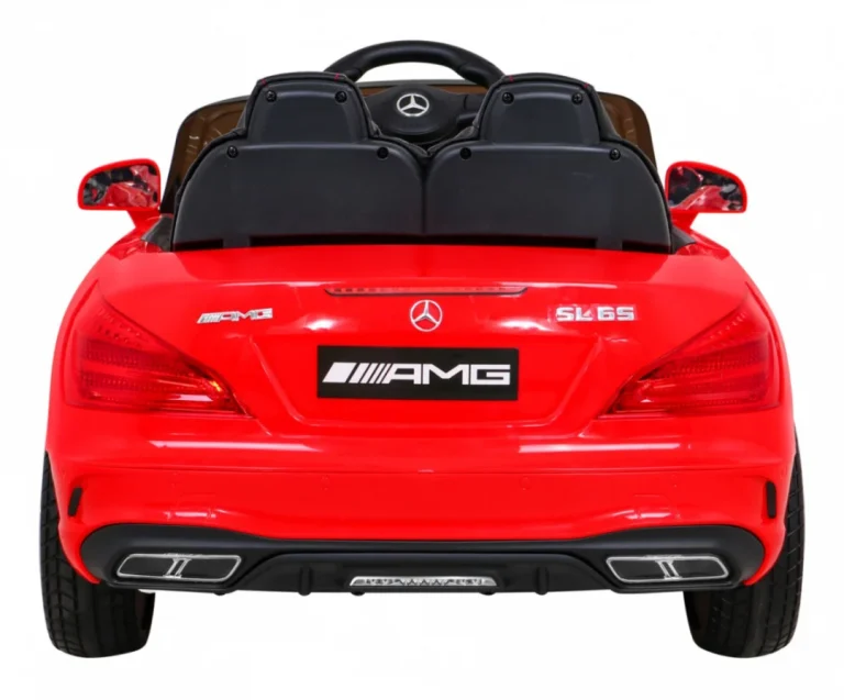Mercedes Benz Amg Sl65 S Električni Dječji Crveni + Daljinski Upravljač + Audio Led + Eko, Crvena 6