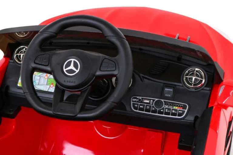 Mercedes Benz Amg Sl65 S Električni Dječji Crveni + Daljinski Upravljač + Audio Led + Eko, Crvena 8