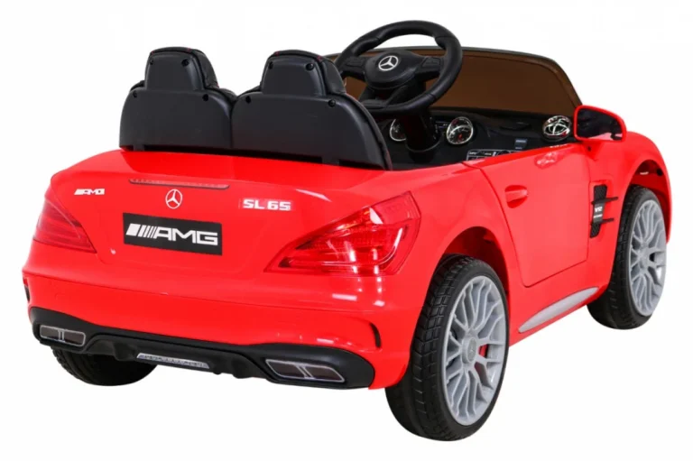 Mercedes Benz Amg Sl65 S Električni Dječji Crveni + Daljinski Upravljač + Audio Led + Eko, Crvena 9
