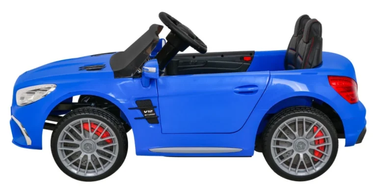 Mercedes Benz Amg Sl65 S Električni Dječji Plavi + Daljinski Upravljač + Audio Led + Eko, Plava 4