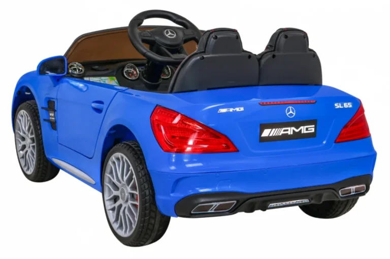 Mercedes Benz Amg Sl65 S Električni Dječji Plavi + Daljinski Upravljač + Audio Led + Eko, Plava 5