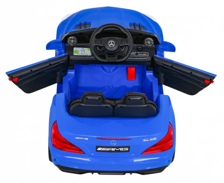 Mercedes Benz Amg Sl65 S Električni Dječji Plavi + Daljinski Upravljač + Audio Led + Eko, Plava 7