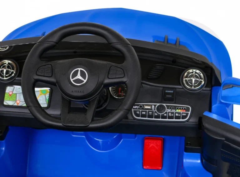 Mercedes Benz Amg Sl65 S Električni Dječji Plavi + Daljinski Upravljač + Audio Led + Eko, Plava 8