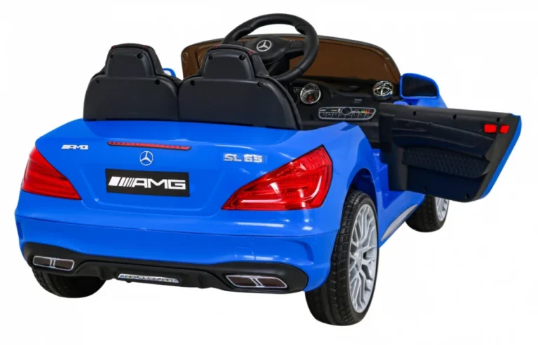 Mercedes Benz Amg Sl65 S Električni Dječji Plavi + Daljinski Upravljač + Audio Led + Eko, Plava 9