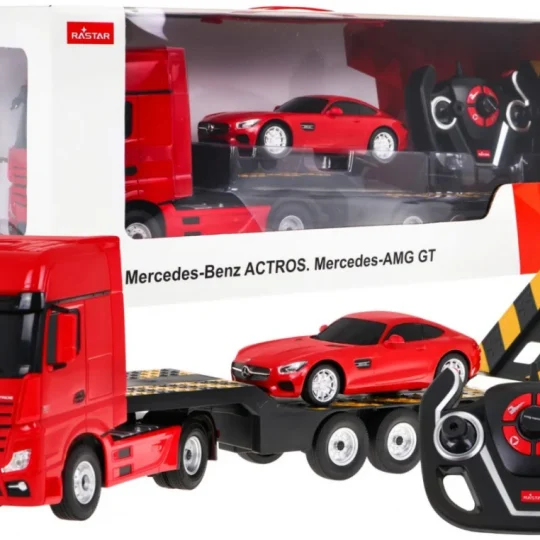Mercedes Benz Actros R/c Automobil S Prikolicom 1:26 Mercedes Benz, Crvena 1