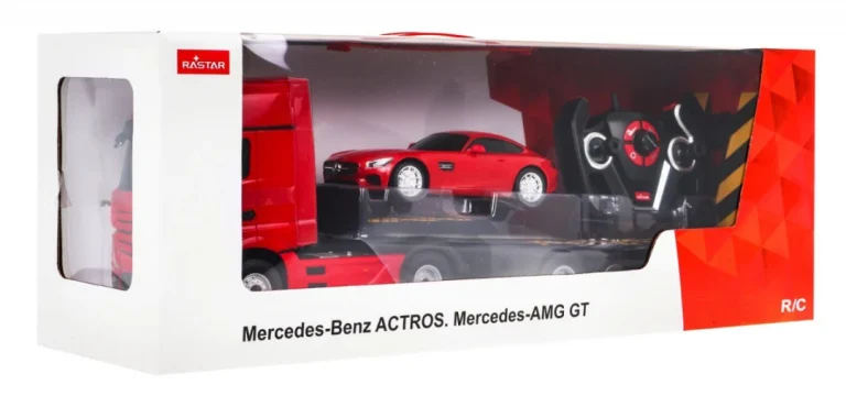 Mercedes Benz Actros R/c Automobil S Prikolicom 1:26 Mercedes Benz, Crvena 15