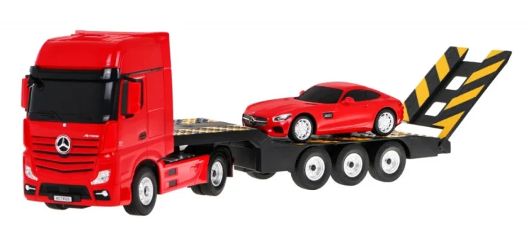 Mercedes Benz Actros R/c Automobil S Prikolicom 1:26 Mercedes Benz, Crvena 2