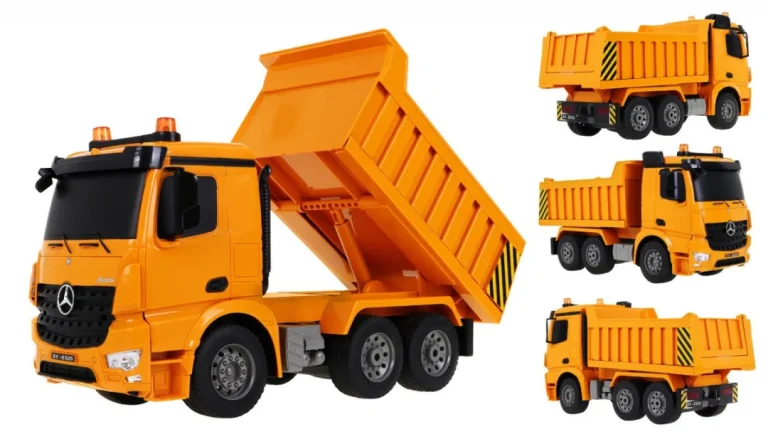 Mercedes Benz Arocs Kiper Kamion Za Djecu 6+ Model Na Daljinsko Upravljanje 1:20 Zvuci Svjetla 2