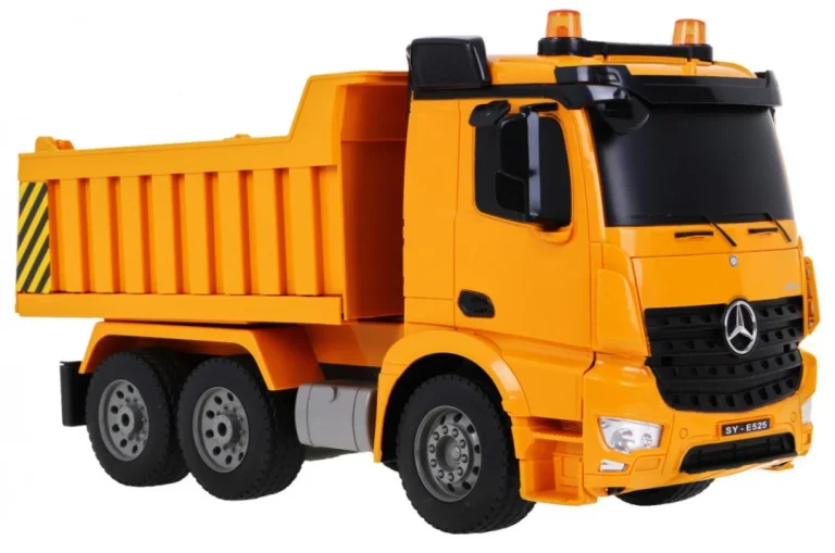 Mercedes Benz Arocs Kiper Kamion Za Djecu 6+ Model Na Daljinsko Upravljanje 1:20 Zvuci Svjetla 6