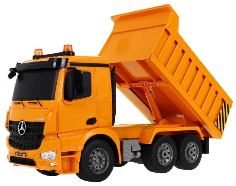 Mercedes Benz Arocs Kiper Kamion Za Djecu 6+ Model Na Daljinsko Upravljanje 1:20 Zvuci Svjetla 9