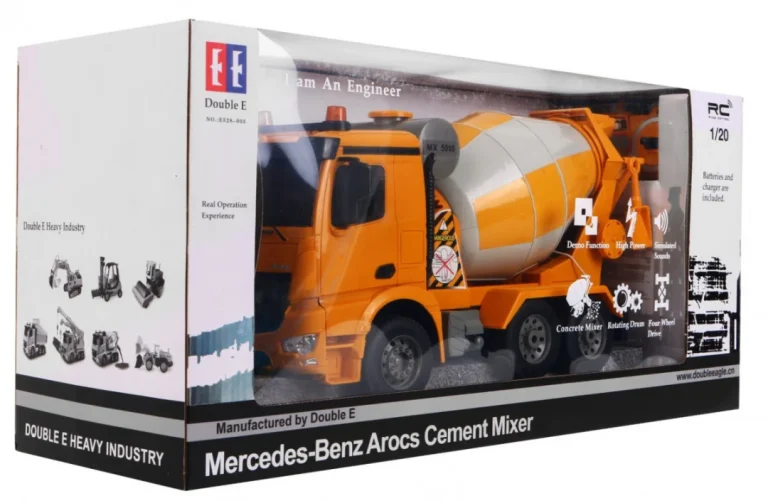 Mercedes Benz Arocs Mješalica Za Beton Za Djecu 6+ Godina, Model Na Daljinsko Upravljanje 1:20 Sa 3