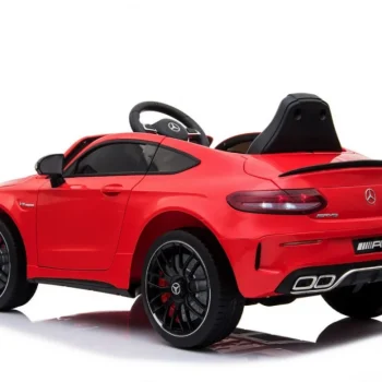 Mercedes Benz C63 Amg Za Djecu Crveni + Daljinski Upravljač + Sigurnosni Pojasevi U 5, Crvena 14