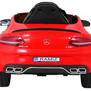 Mercedes Benz C63 Amg Za Djecu Crveni + Daljinski Upravljač + Sigurnosni Pojasevi U 5, Crvena 7