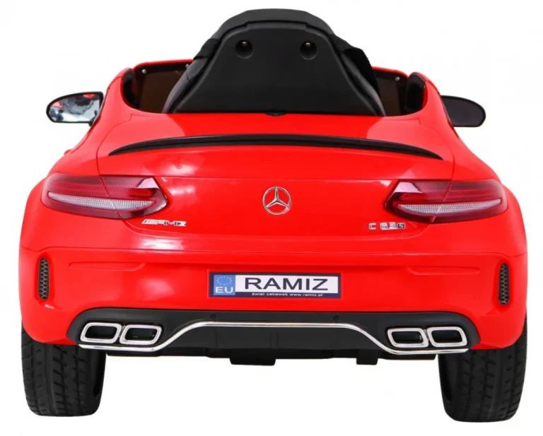 Mercedes Benz C63 Amg Za Djecu Crveni + Daljinski Upravljač + Sigurnosni Pojasevi U 5, Crvena 7