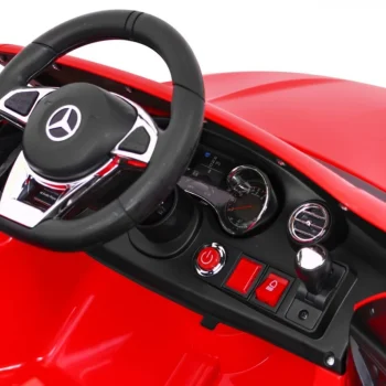 Mercedes Benz C63 Amg Za Djecu Crveni + Daljinski Upravljač + Sigurnosni Pojasevi U 5, Crvena 9