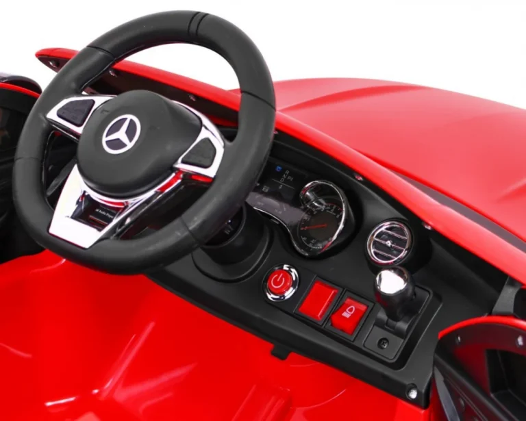 Mercedes Benz C63 Amg Za Djecu Crveni + Daljinski Upravljač + Sigurnosni Pojasevi U 5, Crvena 9