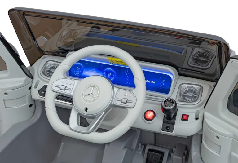 Mercedes Benz Eqg Srebrno Vozilo Auto Na Akumulator 11