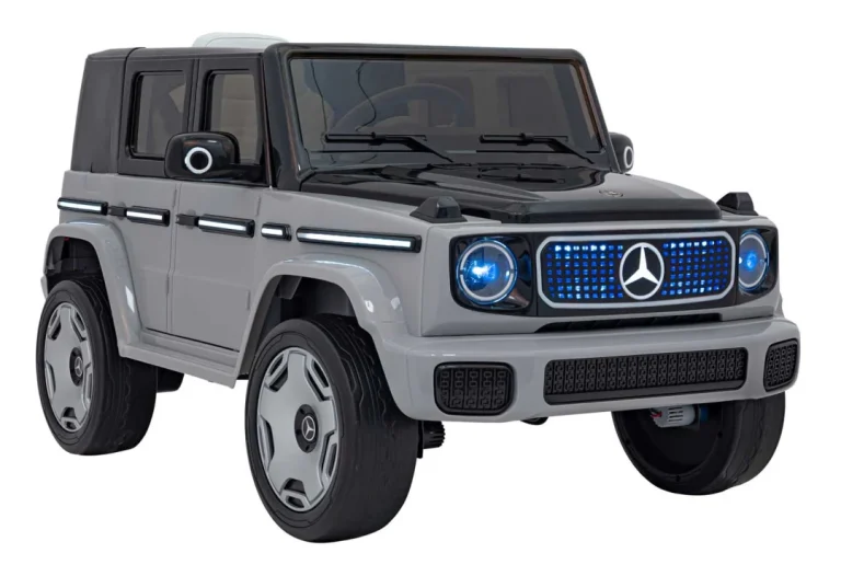 Mercedes Benz Eqg Srebrno Vozilo Auto Na Akumulator 5