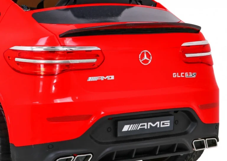 Mercedes Benz Glc63s Dječji Crveni Suv + Daljinski Upravljač, Crvena 11