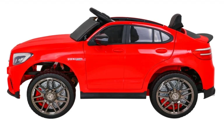 Mercedes Benz Glc63s Dječji Crveni Suv + Daljinski Upravljač, Crvena 4