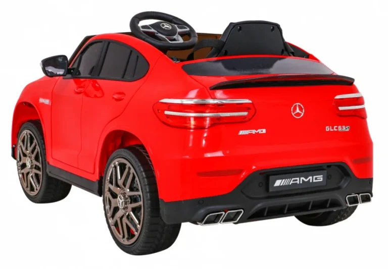 Mercedes Benz Glc63s Dječji Crveni Suv + Daljinski Upravljač, Crvena 5