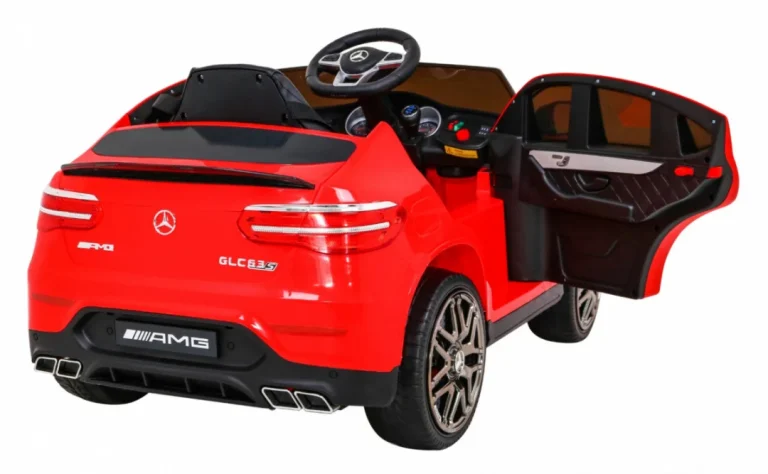 Mercedes Benz Glc63s Dječji Crveni Suv + Daljinski Upravljač, Crvena 8