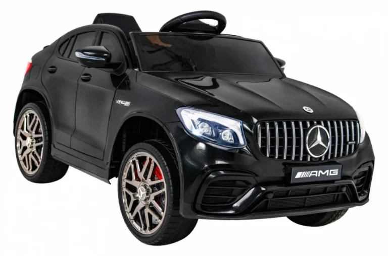 Mercedes Benz Glc63s Za Djecu Crni Suv + Daljinski Upravljač + 4x4 Pogon, Crna 11