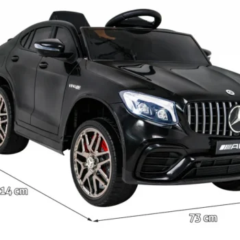 Mercedes Benz Glc63s Za Djecu Crni Suv + Daljinski Upravljač + 4x4 Pogon, Crna 2