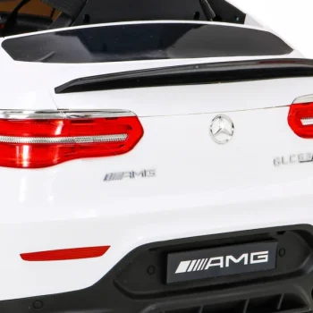Mercedes Benz Glc63s Za Djecu, Bijeli Suv + Daljinski Upravljač + 4x4 Pogon, Bijela 13
