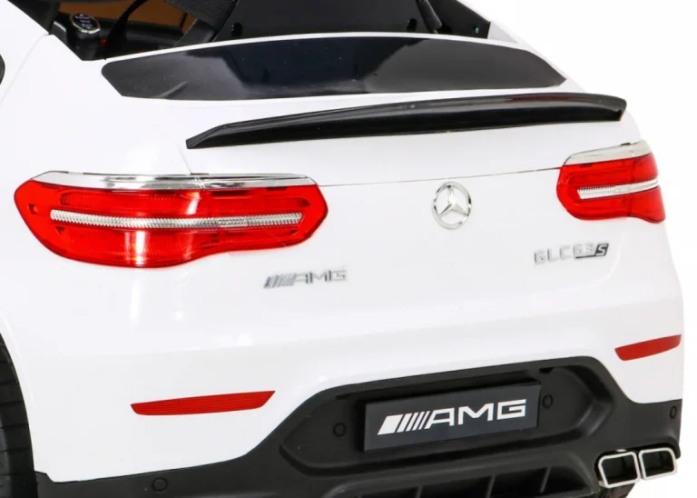 Mercedes Benz Glc63s Za Djecu, Bijeli Suv + Daljinski Upravljač + 4x4 Pogon, Bijela 13