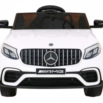 Mercedes Benz Glc63s Za Djecu, Bijeli Suv + Daljinski Upravljač + 4x4 Pogon, Bijela 3